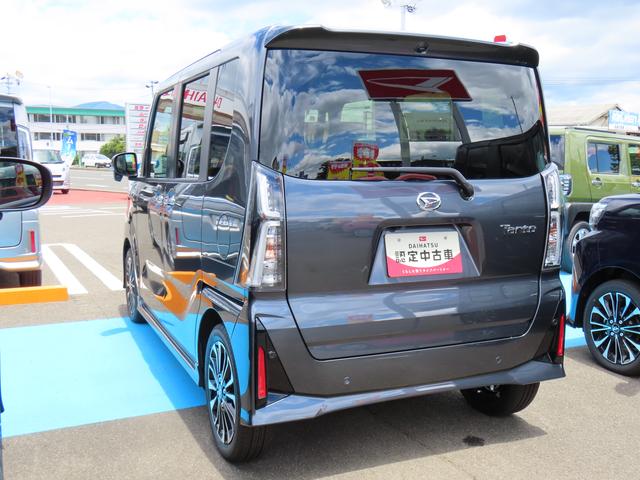 タントカスタムＲＳ２ＷＤ　ＣＶＴ　６６０ｃｃ　ターボ　両側電動スライドドア　衝突被害軽減ブレーキ　横滑り防止装置　ＡＢＳ　アイドリングストップ　プッシュボタンスタート　全席シートヒーター　ナビ用全方位カメラ（福島県）の中古車