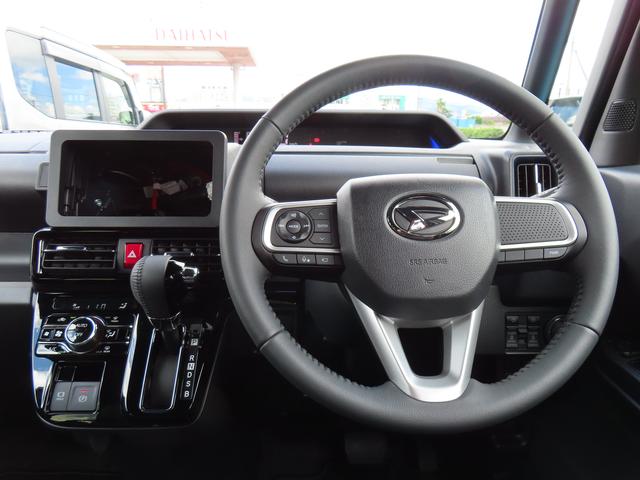 タントカスタムＲＳ２ＷＤ　ＣＶＴ　６６０ｃｃ　ターボ　両側電動スライドドア　衝突被害軽減ブレーキ　横滑り防止装置　ＡＢＳ　アイドリングストップ　プッシュボタンスタート　全席シートヒーター　ナビ用全方位カメラ（福島県）の中古車