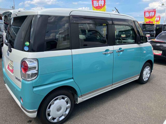 ムーヴキャンバスＧメイクアップＶＳ　ＳＡIII４ＷＤ　ＣＶＴ　６６０ｃｃ　両側電動スライドドア　ナビ　ドラレコ　ＥＴＣ　全方位モニター　衝突被害軽減ブレーキ　横滑り防止装置　ＡＢＳ　アイドリングストップ　プッシュボタンスタート　ワンオーナー車（福島県）の中古車