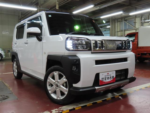 タフトＧ４ＷＤ　ＣＶＴ　６６０ｃｃ　スカイフィールトップ　ナビ　全方位モニター　前席シートヒーター　衝突被害軽減ブレーキ　横滑り防止装置　ＡＢＳ　アイドリングストップ　プッシュボタンスタート　ワンオーナー車（福島県）の中古車
