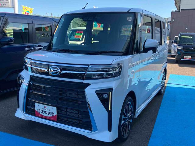 タントカスタムＲＳ２ＷＤ　ＣＶＴ　６６０ｃｃ　ターボ　両側電動スライドドア　ナビ　全方位モニター　ドラレコ　ＥＴＣ車載器搭載　衝突被害軽減ブレーキ　横滑り防止装置　ＡＢＳ　アイドリングストップ　プッシュボタンスタート（福島県）の中古車