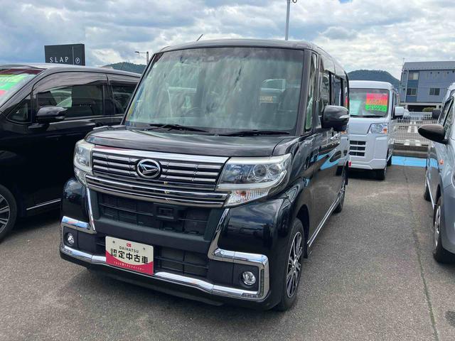 タントカスタムＸ　トップエディションＳＡII２ＷＤ　ＣＶＴ　両側スライドドア　ナビ　ＥＴＣ車載器　衝突被害軽減ブレーキ　横滑り防止装置　ＡＢＳ　サイドエアバッグ　オートエアコン　アイドリングストップ　プッシュボタンスタート　車検整備付（福島県）の中古車