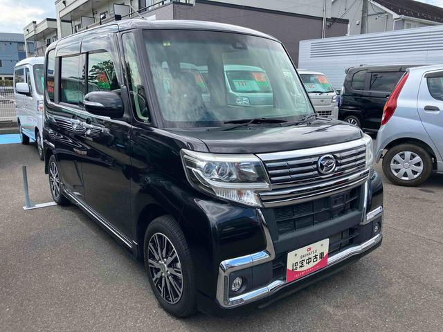 タントカスタムＸ　トップエディションＳＡII２ＷＤ　ＣＶＴ　両側スライドドア　ナビ　ＥＴＣ車載器　衝突被害軽減ブレーキ　横滑り防止装置　ＡＢＳ　サイドエアバッグ　オートエアコン　アイドリングストップ　プッシュボタンスタート　車検整備付（福島県）の中古車