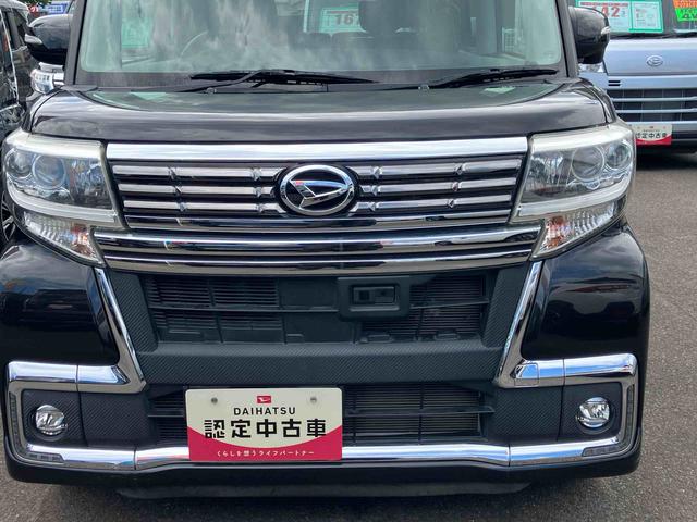 タントカスタムＸ　トップエディションＳＡII２ＷＤ　ＣＶＴ　両側スライドドア　ナビ　ＥＴＣ車載器　衝突被害軽減ブレーキ　横滑り防止装置　ＡＢＳ　サイドエアバッグ　オートエアコン　アイドリングストップ　プッシュボタンスタート　車検整備付（福島県）の中古車