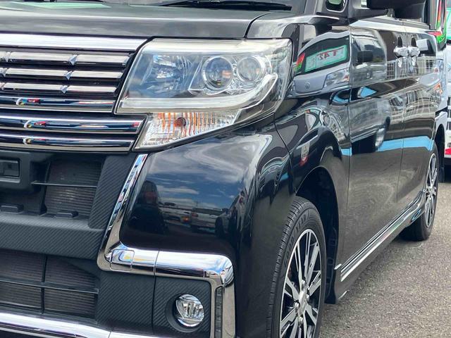 タントカスタムＸ　トップエディションＳＡII２ＷＤ　ＣＶＴ　両側スライドドア　ナビ　ＥＴＣ車載器　衝突被害軽減ブレーキ　横滑り防止装置　ＡＢＳ　サイドエアバッグ　オートエアコン　アイドリングストップ　プッシュボタンスタート　車検整備付（福島県）の中古車