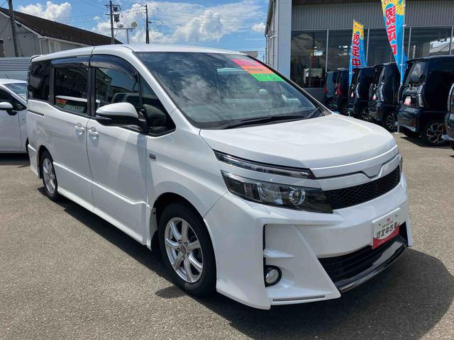 ヴォクシーＺＳ　Ｇ’ｓ２ＷＤ　ＣＶＴ　２０００ｃｃ　両側スライドドア　ＥＴＣ車載器　バックモニター　衝突被害軽減ブレーキ　横滑り防止装置　ＡＢＳ　オートエアコン　アイドリングストップ　プッシュボタンスタート　車検整備付（福島県）の中古車