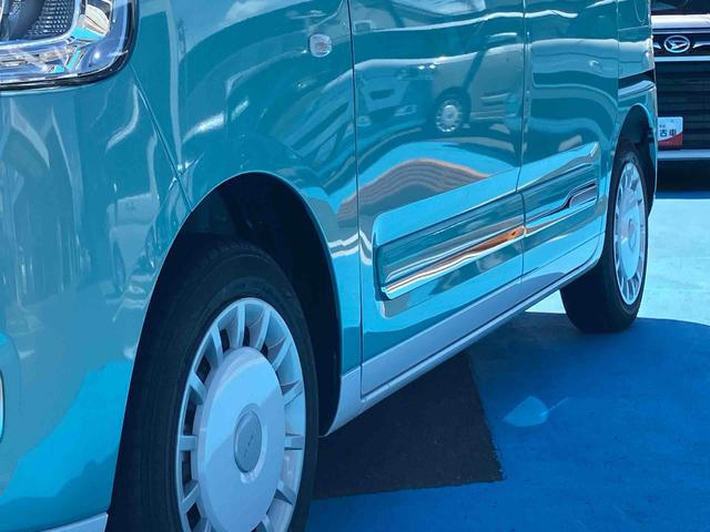 ムーヴキャンバスストライプスＧ２ＷＤ　ＣＶＴ　６６０ｃｃ　両側電動スライドドア　衝突被害軽減ブレーキ　横滑り防止装置　ＡＢＳ　アイドリングストップ　プッシュボタンスタート　ホットカップホルダー　前席シートヒーター　届出済未使用車（福島県）の中古車