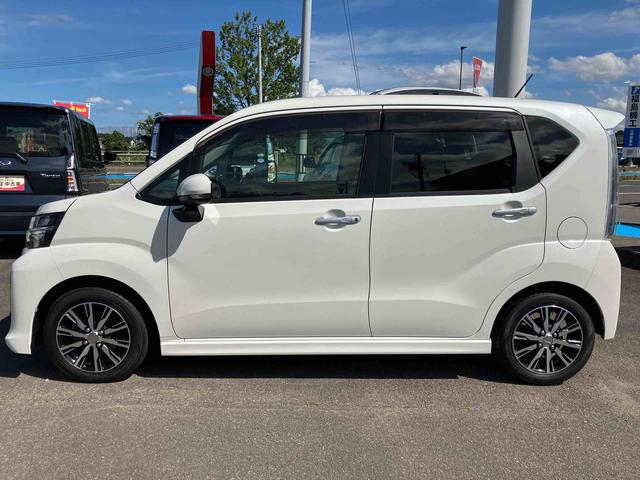 ムーヴカスタム　Ｘリミテッド　ＳＡIII２ＷＤ　ＣＶＴ　６６０ｃｃ　社外ナビ　バックモニター　衝突被害軽減ブレーキ　横滑り防止装置　ＡＢＳ　アイドリングストップ　プッシュボタンスタート　トップシェイドフロントガラス　車検整備付（福島県）の中古車