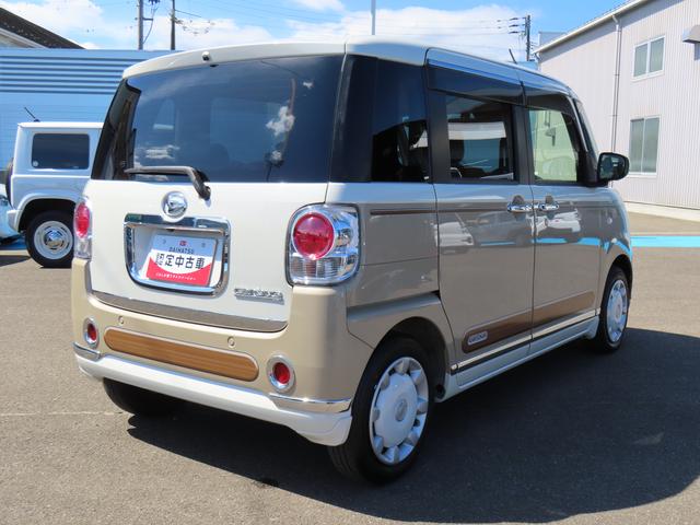 ムーヴキャンバスGメイクアップVS SAIII4WD CVT 660cc 両側電動スライドドア ナビ 全方位モニター ETC車載器 衝突被害軽減ブレーキ 横滑り防止装置 ABS アイドリングストップ プッシュボタンスタート 運転席シートヒーター(福島県)の中古車