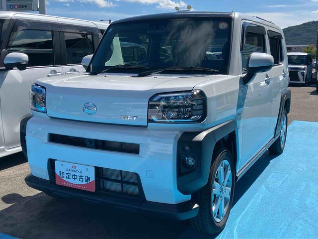 タフトG4WD CVT 660cc スカイフィールトップ クルーズコントロール 衝突被害軽減ブレーキ 横滑り防止装置 ABS アイドリングストップ プッシュボタンスタート 前席シートヒーター(福島県)の中古車