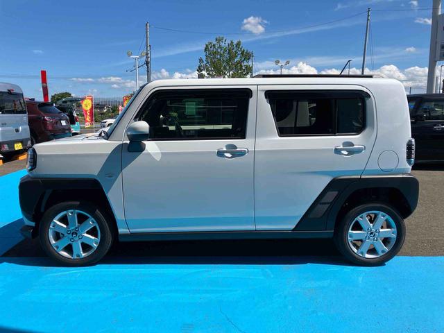 タフトG4WD CVT 660cc スカイフィールトップ クルーズコントロール 衝突被害軽減ブレーキ 横滑り防止装置 ABS アイドリングストップ プッシュボタンスタート 前席シートヒーター(福島県)の中古車