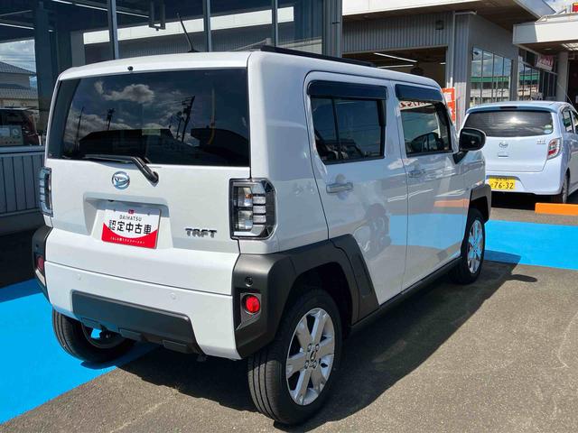 タフトG4WD CVT 660cc スカイフィールトップ クルーズコントロール 衝突被害軽減ブレーキ 横滑り防止装置 ABS アイドリングストップ プッシュボタンスタート 前席シートヒーター(福島県)の中古車