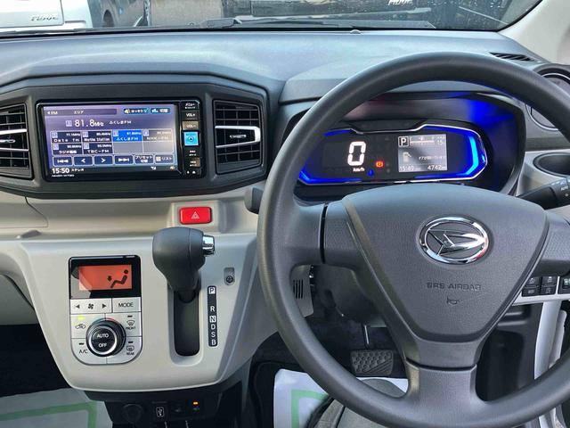 ミライースG SAIII2WD CVT 660cc ナビ バックモニター ドライブレコーダー 衝突被害軽減ブレーキ 横滑り防止装置 ABS アイドリングストップ プッシュボタンスタート オートエアコン 前席シートヒーター(福島県)の中古車