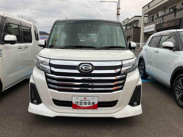 トールカスタムＧ　ターボ　両側電動スライドドア２ＷＤ　ＣＶＴ　１０００ｃｃ　衝突被害軽減ブレーキ　横滑り防止装置　ＡＢＳ　アイドリングストップ　プッシュボタンスタート　ワンオーナー車（福島県）の中古車