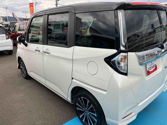 トールカスタムＧ　ターボ　両側電動スライドドア２ＷＤ　ＣＶＴ　１０００ｃｃ　衝突被害軽減ブレーキ　横滑り防止装置　ＡＢＳ　アイドリングストップ　プッシュボタンスタート　ワンオーナー車（福島県）の中古車