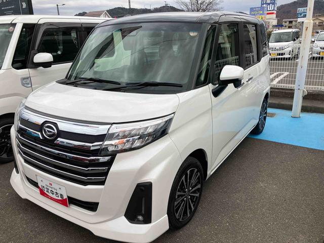 トールカスタムＧ　ターボ　両側電動スライドドア２ＷＤ　ＣＶＴ　１０００ｃｃ　衝突被害軽減ブレーキ　横滑り防止装置　ＡＢＳ　アイドリングストップ　プッシュボタンスタート　ワンオーナー車（福島県）の中古車