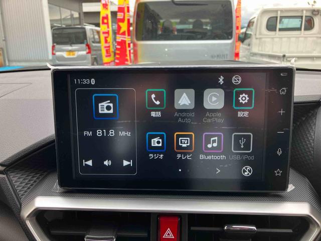 ロッキープレミアムＧ　ＨＥＶ　スマートアシスト搭載２ＷＤ　ＣＶＴ　１２００ｃｃ　ハイブリッド　衝突被害軽減ブレーキ　横滑り防止装置　ＡＢＳ　サイドエアバッグ　プッシュボタンスタート　クルーズコントロール　ディスプレイオーディオ　全方位モニター（福島県）の中古車