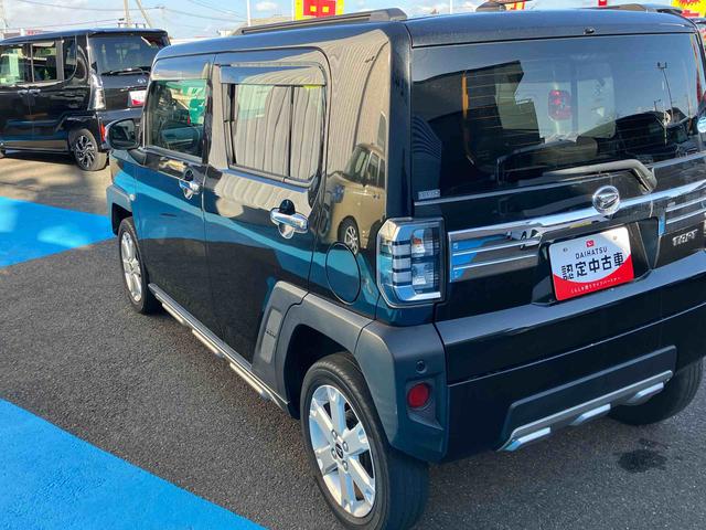 タフトＧターボ　　４ＷＤ　ドラレコ　車検整備付　ワンオーナー車４ＷＤ　ＣＶＴ　６６０ｃｃ　ナビ　バックモニター　前席シートヒーター　衝突被害軽減ブレーキ　横滑り防止装置　ＡＢＳ　アイドリングストップ　プッシュボタンスタート　クルーズコントロール　車検整備付（福島県）の中古車