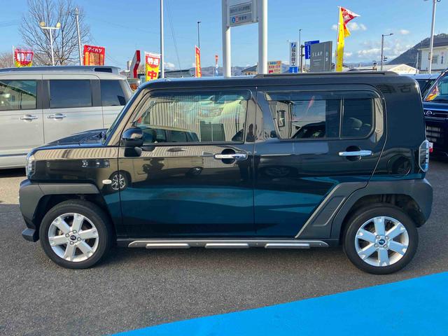 タフトＧターボ　　４ＷＤ　ドラレコ　車検整備付　ワンオーナー車４ＷＤ　ＣＶＴ　６６０ｃｃ　ナビ　バックモニター　前席シートヒーター　衝突被害軽減ブレーキ　横滑り防止装置　ＡＢＳ　アイドリングストップ　プッシュボタンスタート　クルーズコントロール　車検整備付（福島県）の中古車