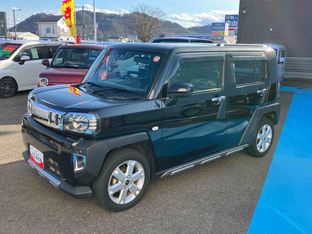 タフトＧターボ　　４ＷＤ　ドラレコ　車検整備付　ワンオーナー車４ＷＤ　ＣＶＴ　６６０ｃｃ　ナビ　バックモニター　前席シートヒーター　衝突被害軽減ブレーキ　横滑り防止装置　ＡＢＳ　アイドリングストップ　プッシュボタンスタート　クルーズコントロール　車検整備付（福島県）の中古車