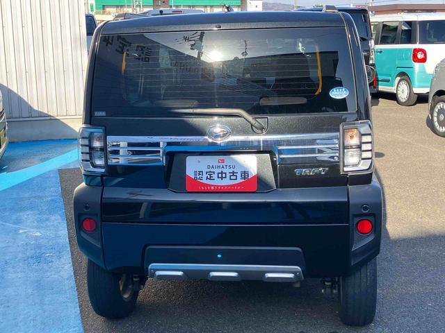 タフトＧターボ　　４ＷＤ　ドラレコ　車検整備付　ワンオーナー車４ＷＤ　ＣＶＴ　６６０ｃｃ　ナビ　バックモニター　前席シートヒーター　衝突被害軽減ブレーキ　横滑り防止装置　ＡＢＳ　アイドリングストップ　プッシュボタンスタート　クルーズコントロール　車検整備付（福島県）の中古車