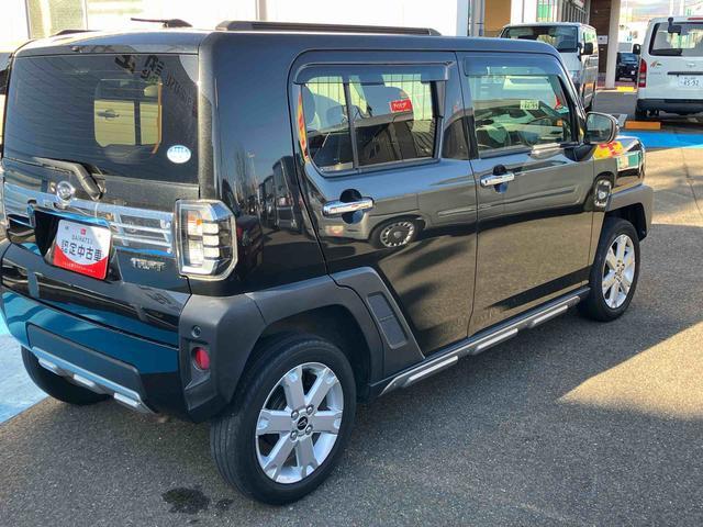 タフトＧターボ　　４ＷＤ　ドラレコ　車検整備付　ワンオーナー車４ＷＤ　ＣＶＴ　６６０ｃｃ　ナビ　バックモニター　前席シートヒーター　衝突被害軽減ブレーキ　横滑り防止装置　ＡＢＳ　アイドリングストップ　プッシュボタンスタート　クルーズコントロール　車検整備付（福島県）の中古車