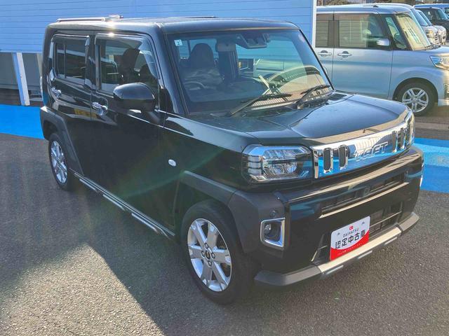 タフトＧターボ　　４ＷＤ　ドラレコ　車検整備付　ワンオーナー車４ＷＤ　ＣＶＴ　６６０ｃｃ　ナビ　バックモニター　前席シートヒーター　衝突被害軽減ブレーキ　横滑り防止装置　ＡＢＳ　アイドリングストップ　プッシュボタンスタート　クルーズコントロール　車検整備付（福島県）の中古車