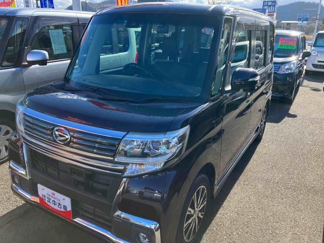 タントカスタムＸ　トップエディションＳＡII２ＷＤ　ＣＶＴ　６６０ｃｃ　ナビ　バックモニター　ＥＴＣ車載器　両側スライドドア　衝突被害軽減ブレーキ　横滑り防止装置　ＡＢＳ　アイドリングストップ　プッシュボタンスタート　オートエアコン（福島県）の中古車