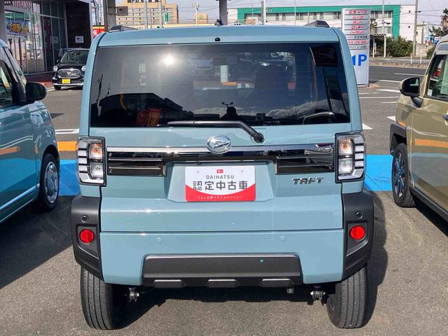 タフトＧ　ダーククロムベンチャー　ｅｃｏＩＤＬＥ非装着車２ＷＤ　ＣＶＴ　６６０ｃｃ　衝突被害軽減ブレーキ　横滑り防止装置　ＡＢＳ　サイドエアバッグ　プッシュボタンスタート　ディスプレイオーディオ　バックモニター　クルーズコントロール　スカイフィールトップ（福島県）の中古車