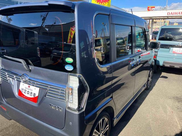 タントカスタムＲＳ　トップエディションＳＡIII　ターボ２ＷＤ　ＣＶＴ　６６０ｃｃ　ターボ　社外ナビ・バックモニター　衝突被害軽減ブレーキ　横滑り防止装置　ＡＢＳ　アイドリングストップ　プッシュボタンスタート　両側電動スライドドア　運転席シートヒーター（福島県）の中古車