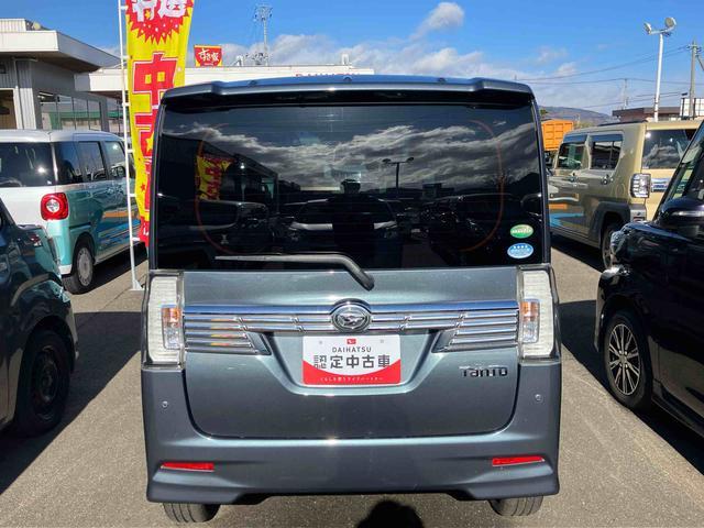 タントカスタムＲＳ　トップエディションＳＡIII　ターボ２ＷＤ　ＣＶＴ　６６０ｃｃ　ターボ　社外ナビ・バックモニター　衝突被害軽減ブレーキ　横滑り防止装置　ＡＢＳ　アイドリングストップ　プッシュボタンスタート　両側電動スライドドア　運転席シートヒーター（福島県）の中古車