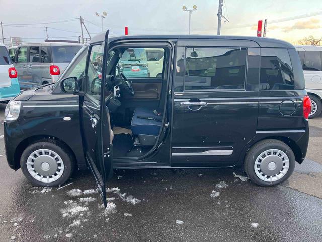 ムーヴキャンバスセオリーＧ　届出済未使用車２ＷＤ　ＣＶＴ　６６０ｃｃ　両側電動スライドドア　衝突被害軽減ブレーキ　横滑り防止装置　ＡＢＳ　アイドリングストップ　プッシュボタンスタート　全席シートヒーター　オーディオレス　届出済未使用車（福島県）の中古車