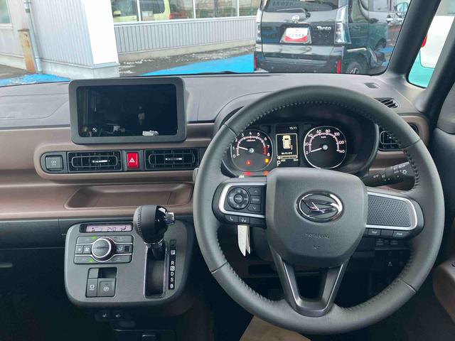 ムーヴキャンバスセオリーＧ　届出済未使用車２ＷＤ　ＣＶＴ　６６０ｃｃ　両側電動スライドドア　衝突被害軽減ブレーキ　横滑り防止装置　ＡＢＳ　アイドリングストップ　プッシュボタンスタート　全席シートヒーター　オーディオレス　届出済未使用車（福島県）の中古車