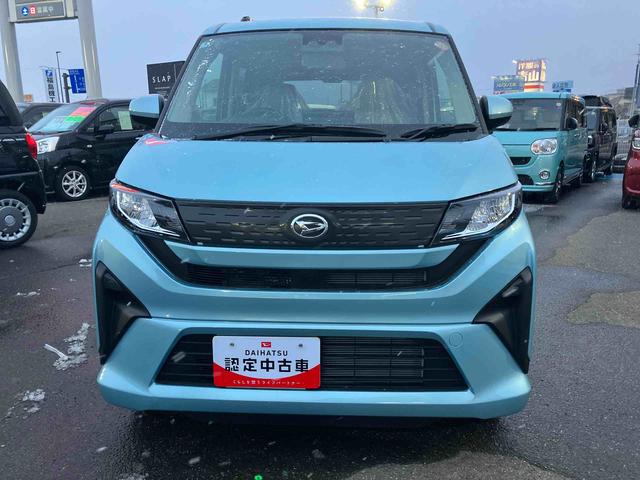 ムーヴＸ　届出済未使用車２ＷＤ　ＣＶＴ　６６０ｃｃ　衝突被害軽減ブレーキ　横滑り防止装置　ＡＢＳ　アイドリングストップ　プッシュボタンスタート　両側スライドドア　ディスプレイオーディオ　バックモニター　届出済未使用車（福島県）の中古車