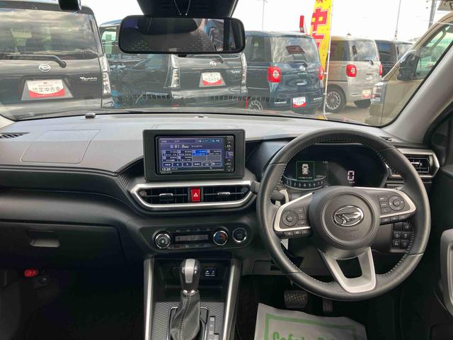 ロッキープレミアム２ＷＤ　ＣＶＴ　１０００ｃｃ　衝突被害軽減ブレーキ　横滑り防止装置　ＡＢＳ　アイドリングストップ　プッシュボタンスタート　ナビ　全方位モニター　全席シートヒーター　クルーズコントロール（福島県）の中古車