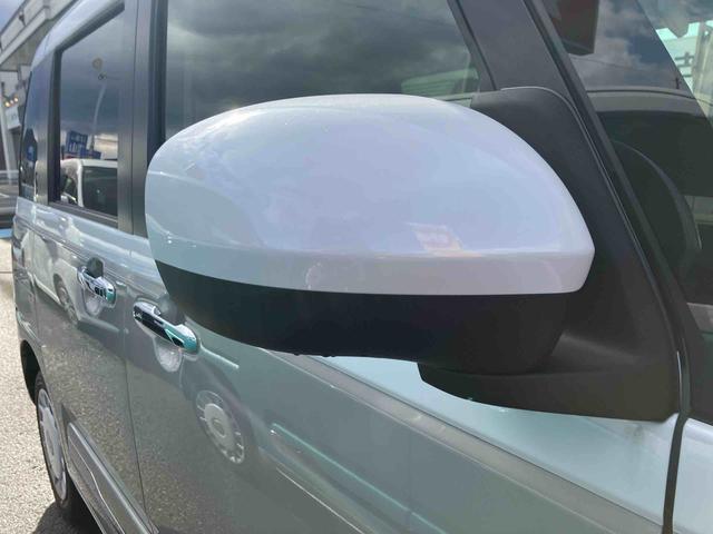 ムーヴキャンバスストライプスＧ　届出済未使用車４ＷＤ　ＣＶＴ　６６０ｃｃ　衝突被害軽減ブレーキ　横滑り防止装置　ＡＢＳ　サイドエアバッグ　アイドリングストップ　プッシュボタンスタート　両側電動スライドドア　ベンチシート　全席シートヒーター（福島県）の中古車