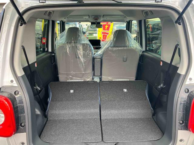 ムーヴキャンバスストライプスＧ　届出済未使用車４ＷＤ　ＣＶＴ　６６０ｃｃ　衝突被害軽減ブレーキ　横滑り防止装置　ＡＢＳ　サイドエアバッグ　アイドリングストップ　プッシュボタンスタート　両側電動スライドドア　ベンチシート　全席シートヒーター（福島県）の中古車