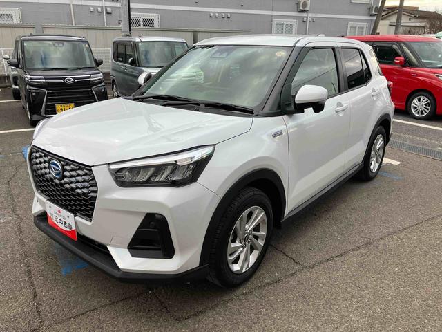 ロッキーＸ　ＨＥＶ２ＷＤ　ＣＶＴ　１２００ｃｃ　ハイブリッド　衝突被害軽減ブレーキ　横滑り防止装置　ＡＢＳ　サイドエアバッグ　スマートキー　プッシュボタンスタート　ディスプレイオーディオ　バックモニター（福島県）の中古車