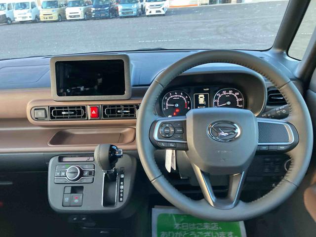 ムーヴキャンバスセオリーＧ　届出済未使用車２ＷＤ　ＣＶＴ　６６０ｃｃ　両側電動スライドドア　衝突被害軽減ブレーキ　横滑り防止装置　ＡＢＳ　サイドエアバッグ　アイドリングストップ　プッシュボタンスタート　全席シートヒーター　届出済未使用車（福島県）の中古車