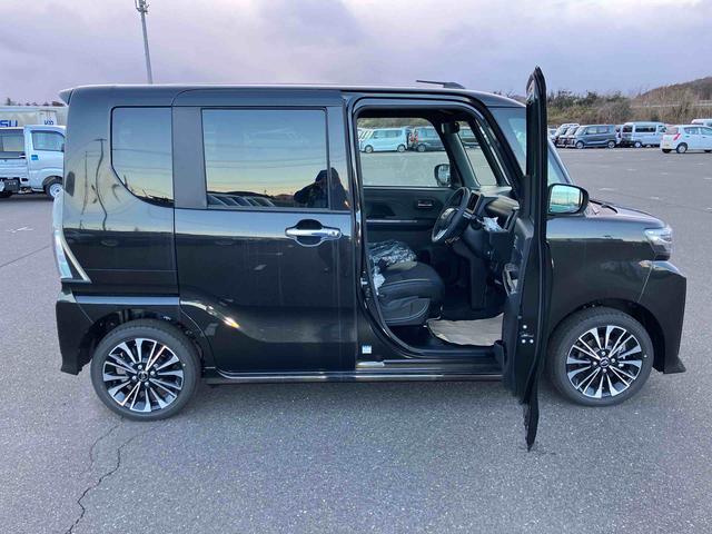 タントカスタムＲＳリミテッド　ターボ　４ＷＤ　届出済未使用車４ＷＤ　ＣＶＴ　６６０ｃｃ　ターボ　ＥＴＣ　両側電動スライドドア　衝突被害軽減ブレーキ　横滑り防止装置　ＡＢＳ　サイドエアバッグ　アイドリングストップ　プッシュボタンスタート　クルーズコントロール（福島県）の中古車