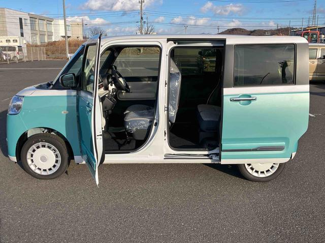 ムーヴキャンバスストライプスＧ　両側電動スライドドア　届出済未使用車　４ＷＤ４ＷＤ　ＣＶＴ　６６０ｃｃ　両側電動スライドドア　衝突被害軽減ブレーキ　横滑り防止装置　ＡＢＳ　サイドエアバッグ　アイドリングストップ　プッシュボタンスタート　前席シートヒーター　届出済未使用車（福島県）の中古車