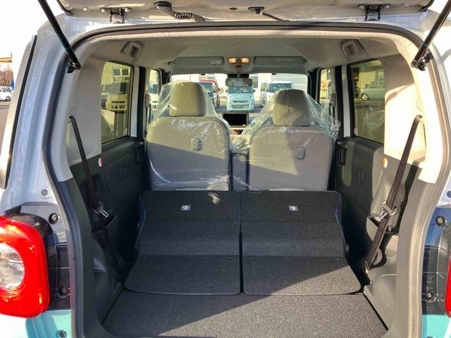 ムーヴキャンバスストライプスＧ　両側電動スライドドア　届出済未使用車　４ＷＤ４ＷＤ　ＣＶＴ　６６０ｃｃ　両側電動スライドドア　衝突被害軽減ブレーキ　横滑り防止装置　ＡＢＳ　サイドエアバッグ　アイドリングストップ　プッシュボタンスタート　前席シートヒーター　届出済未使用車（福島県）の中古車