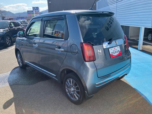N−ONEプレミアム 4WD 車検整備付4WD CVT 660cc ディスチャージヘッドランプ IR/UVカット 運転席・助手席エアバッグ ABS ヒルスタートアシスト機能 アイドリングストップ プッシュボタンスタート ガラス 車検整備付(福島県)の中古車