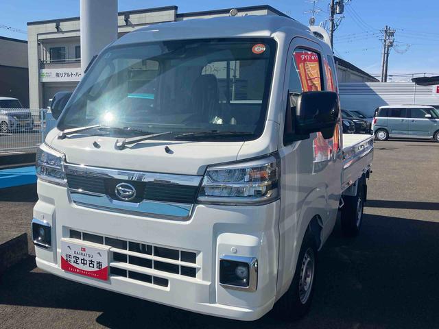 ハイゼットトラックジャンボエクストラ４ＷＤ　６６０ｃｃ　５速マニュアル　デフロック　衝突被害軽減ブレーキ　横滑り防止装置　ＡＢＳ　アイドリングストップ　プッシュボタンスタート　マニュアルエアコン　パワーステアリング（福島県）の中古車