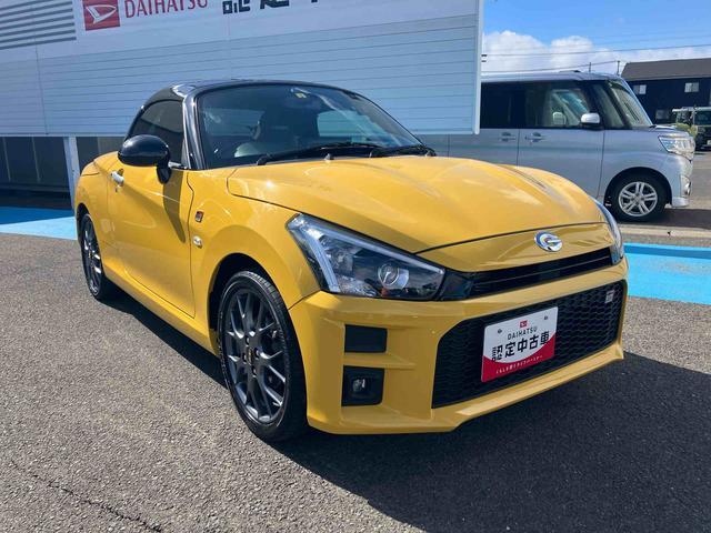 コペンＧＲ　スポーツ　ターボ　車検整備付２ＷＤ　ＣＶＴ　６６０ｃｃ　ターボ　電動開閉ルーフ　ナビ　バックモニター　オートエアコン　アイドリングストップ　プッシュボタンスタート　ＭＯＭＯステアリング　パドルシフト　車検整備付　ワンオーナー車（福島県）の中古車