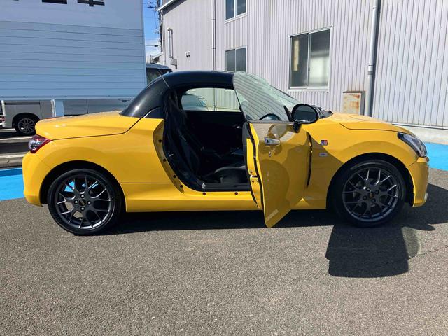 コペンＧＲ　スポーツ　ターボ　車検整備付２ＷＤ　ＣＶＴ　６６０ｃｃ　ターボ　電動開閉ルーフ　ナビ　バックモニター　オートエアコン　アイドリングストップ　プッシュボタンスタート　ＭＯＭＯステアリング　パドルシフト　車検整備付　ワンオーナー車（福島県）の中古車