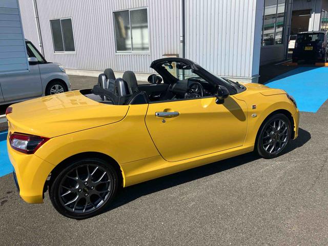 コペンＧＲ　スポーツ　ターボ　車検整備付２ＷＤ　ＣＶＴ　６６０ｃｃ　ターボ　電動開閉ルーフ　ナビ　バックモニター　オートエアコン　アイドリングストップ　プッシュボタンスタート　ＭＯＭＯステアリング　パドルシフト　車検整備付　ワンオーナー車（福島県）の中古車