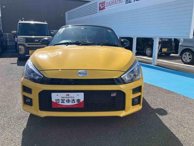 コペンＧＲ　スポーツ　ターボ　車検整備付２ＷＤ　ＣＶＴ　６６０ｃｃ　ターボ　電動開閉ルーフ　ナビ　バックモニター　オートエアコン　アイドリングストップ　プッシュボタンスタート　ＭＯＭＯステアリング　パドルシフト　車検整備付　ワンオーナー車（福島県）の中古車