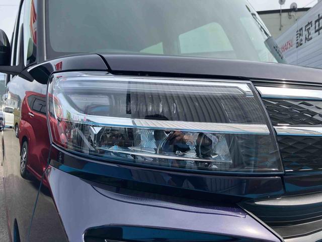 タントカスタムRSリミテッド2WD 660cc ターボ 衝突被害軽減ブレーキ 横滑り防止装置 ABS アイドリングストップ プッシュボタンスタート 両側電動スライドドア ディスプレイオーディオ バックモニター(福島県)の中古車