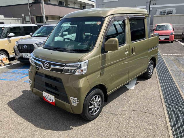 ハイゼットカーゴデッキバンＧ　ＳＡIII４ＷＤ　６６０ｃｃ　７インチナビ　ＥＴＣ車載器　ＬＥＤヘッドランプ　キーレスエントリー　アイドリングストップ　横滑り防止機能　衝突被害軽減ブレーキ　オートライト（福島県）の中古車